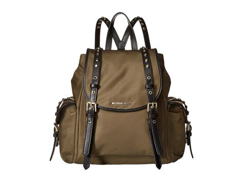 michael kors leila rucksack|Michael Kors Leila Olive Green Backpack .